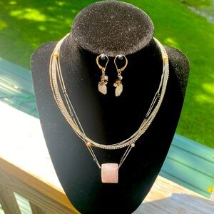J Jill necklace and matching earrings